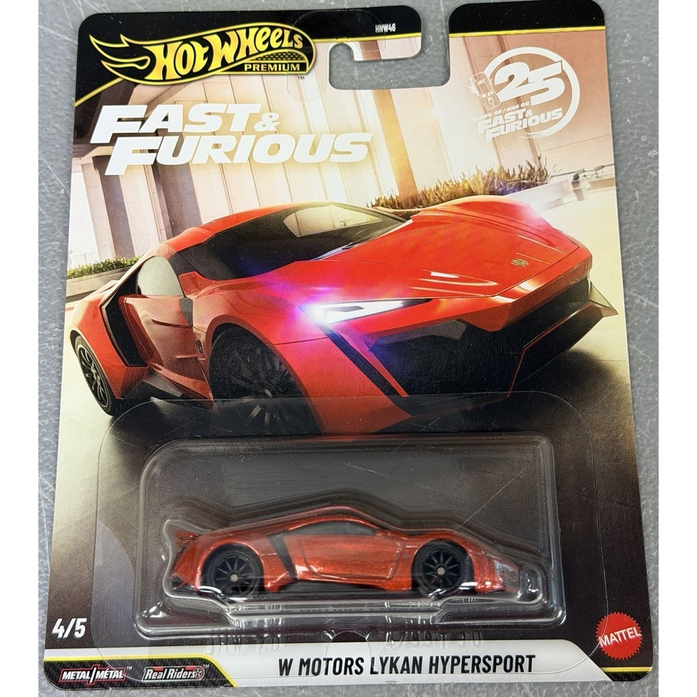 2026 Hot Wheels 25th Anniversary Fast & Furious W Motors Lykan Hypersport NEW